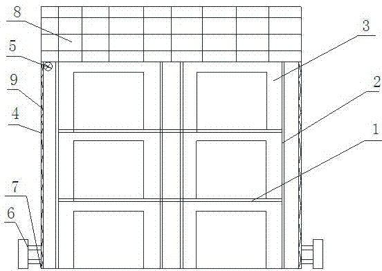 Warehouse logistics goods shelf