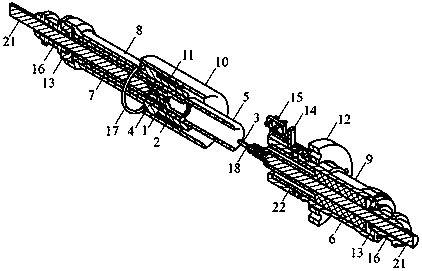 Electric connector with shielding and self-locking functions applied in 30kV high-voltage equipment system