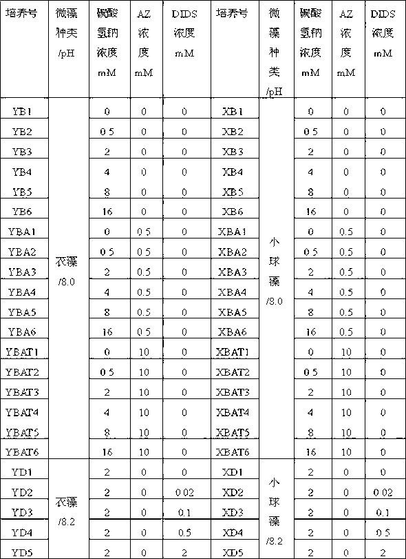 Method for quantifying microalgae using inorganic carbon approach