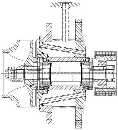 Cooling and heat preservation assembly for high-temperature magnetic drive pump