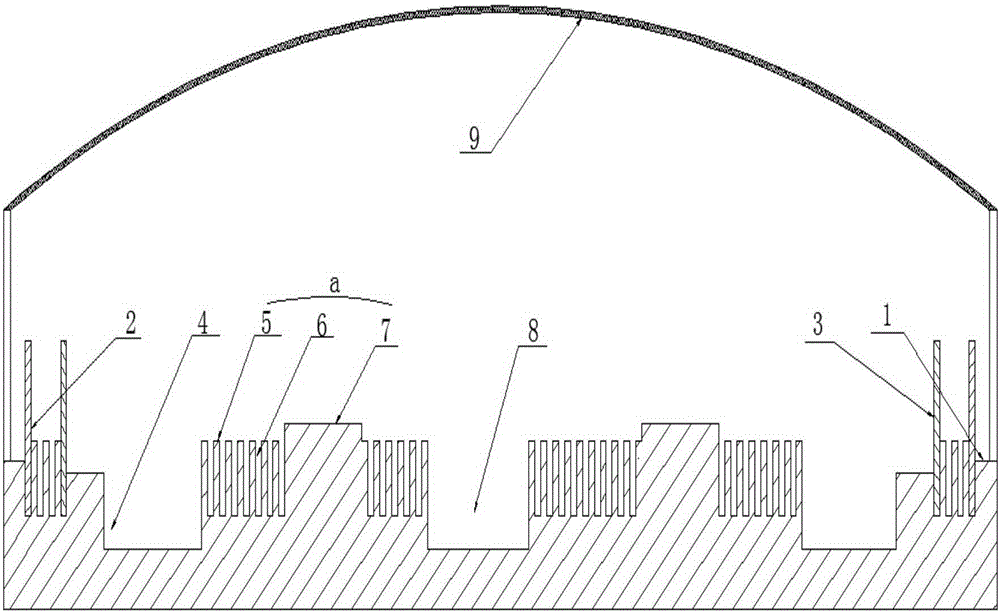 Semi-dry rice field for imitating eel cultivating system and cultivating method thereof