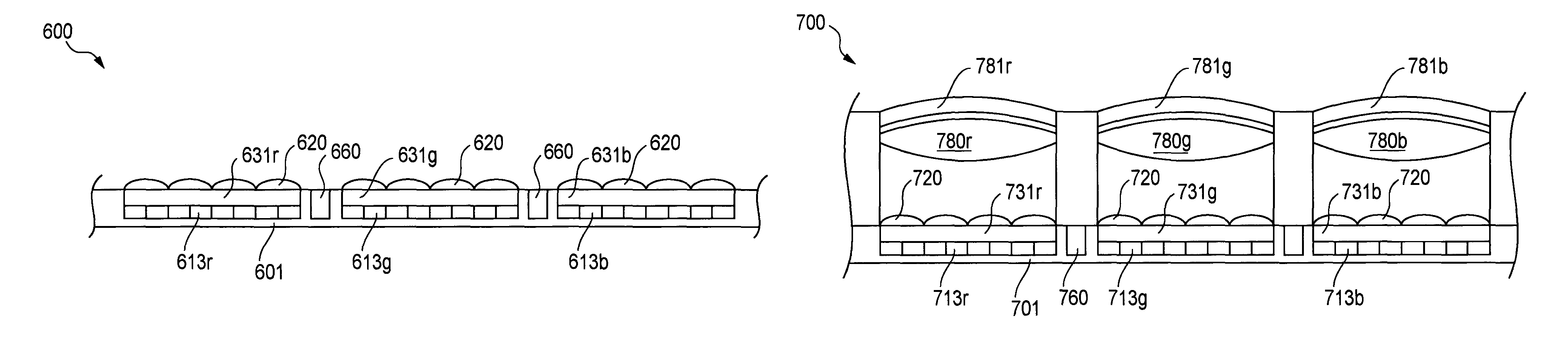 Fused multi-array color image sensor