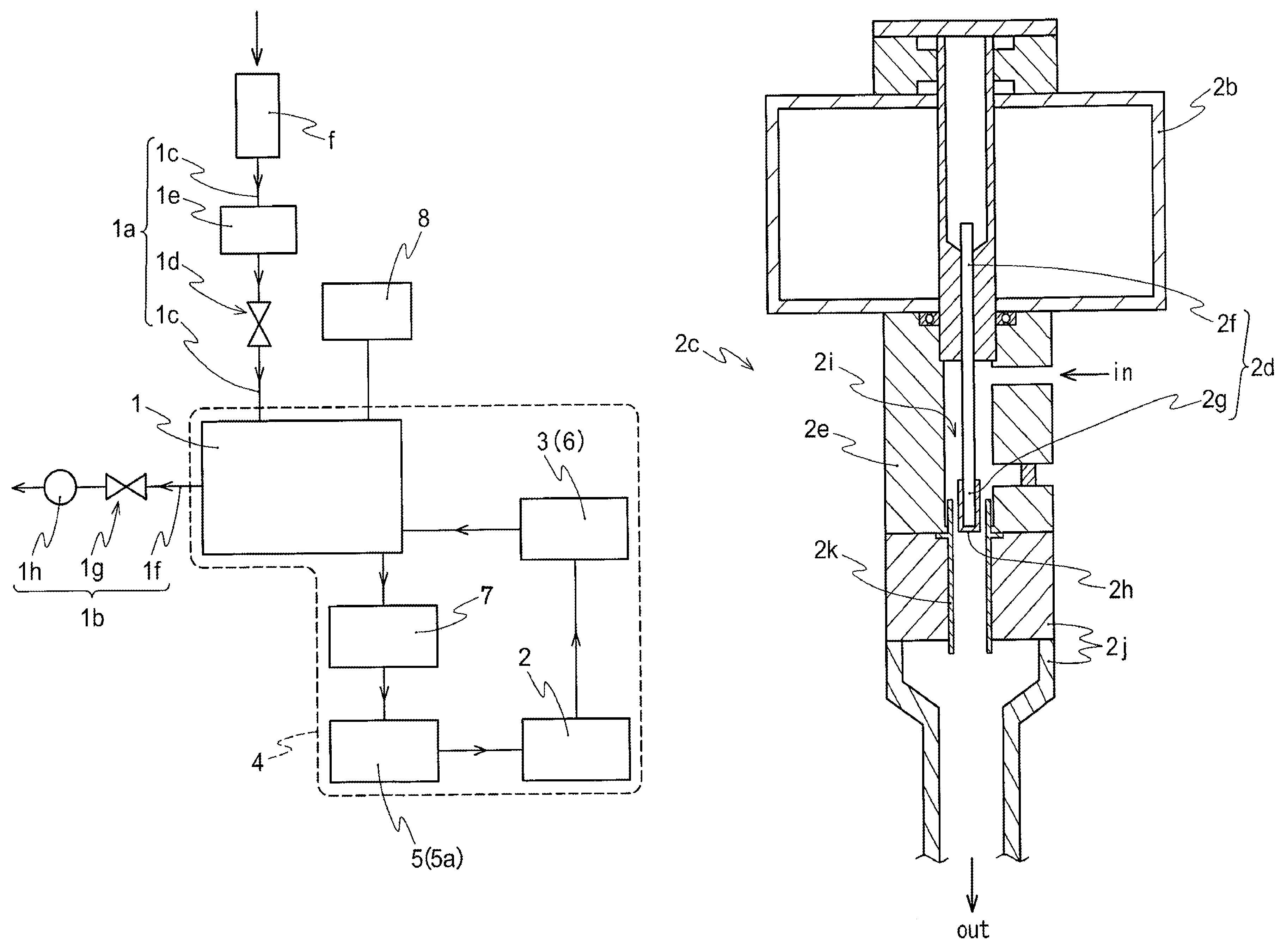 High concentration NO2 generating system and method for generating high concentration NO2 using the generating system