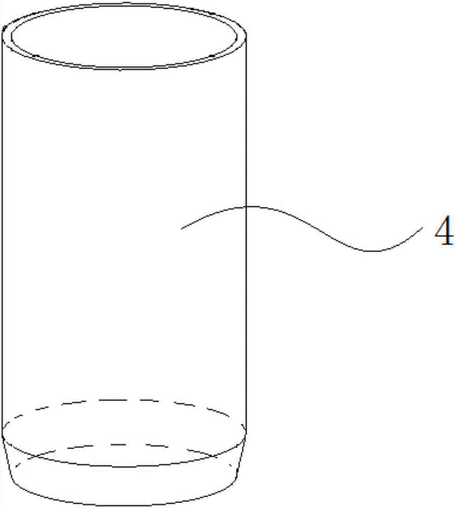 Discrete material core expansion concrete pile and construction method thereof