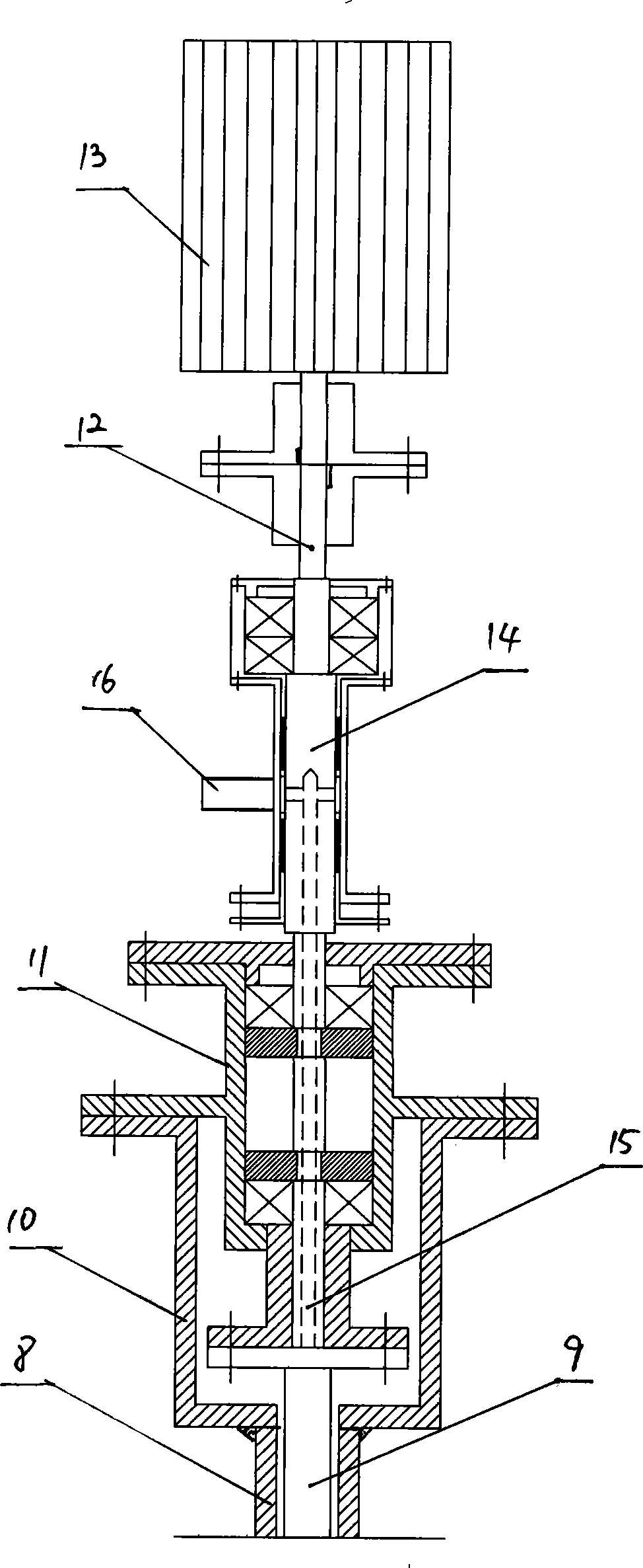 Bidirectional stirring pile machine