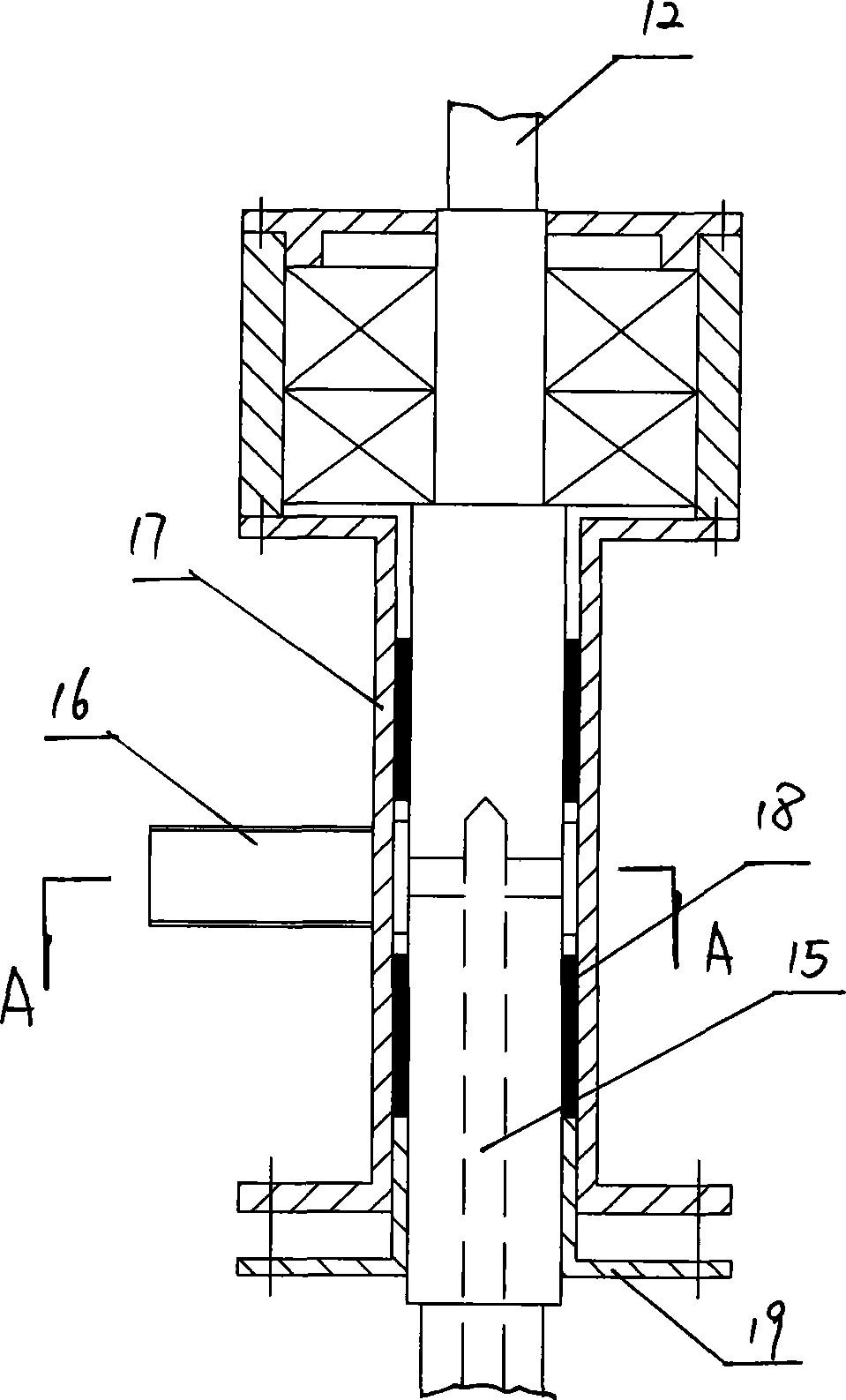 Bidirectional stirring pile machine