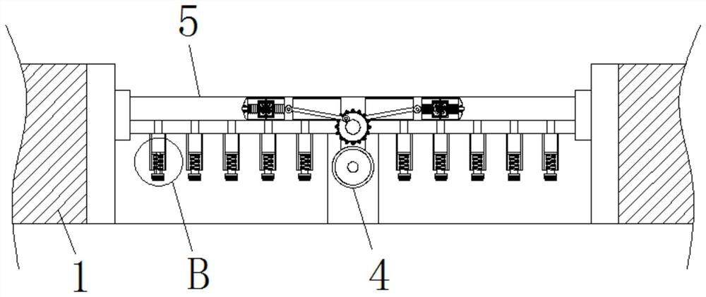 Automatic water adding and cleaning water tank device for captive breeding of large livestock