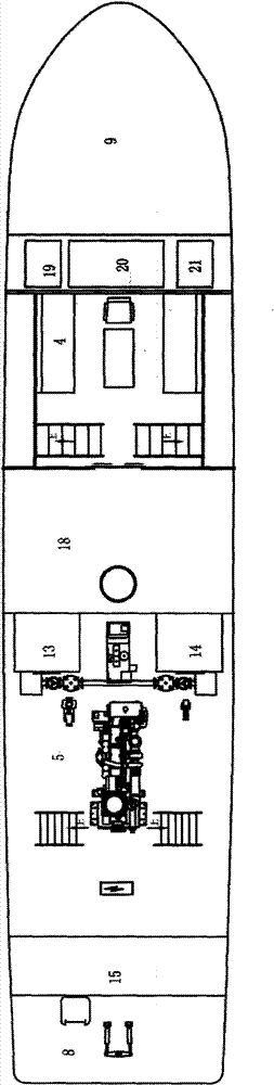 Highway bridge detection ship