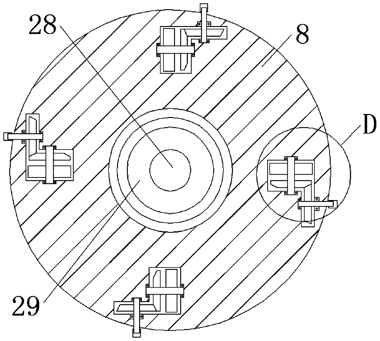 Instrument placement rack for surgical instrument table