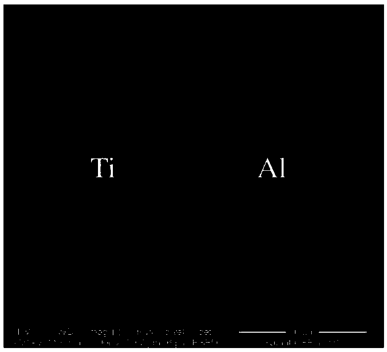 A kind of titanium/aluminum gradient material and preparation method thereof