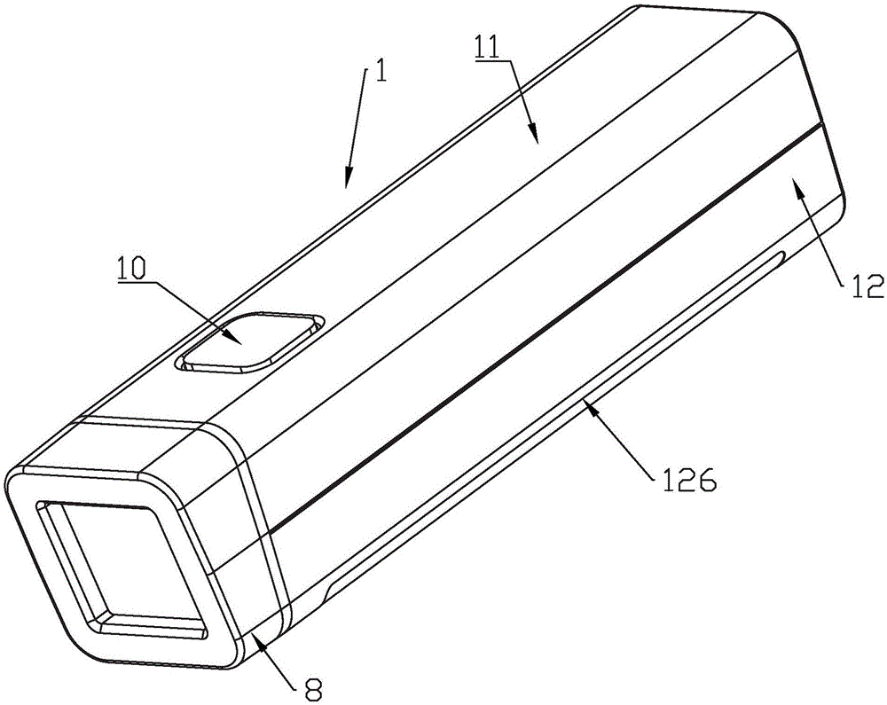 Portable fluorescent agent detection device