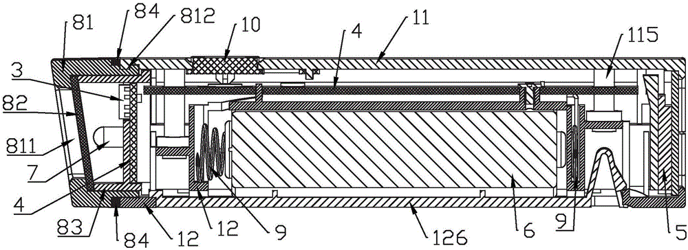 Portable fluorescent agent detection device