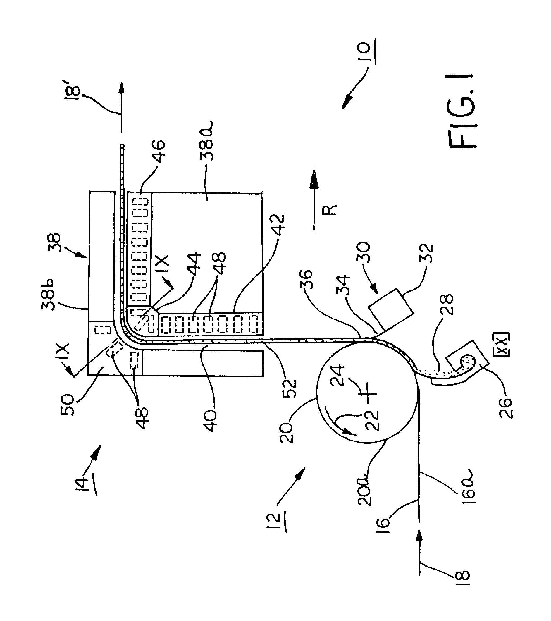 Apparatus for coating moving fiber webs