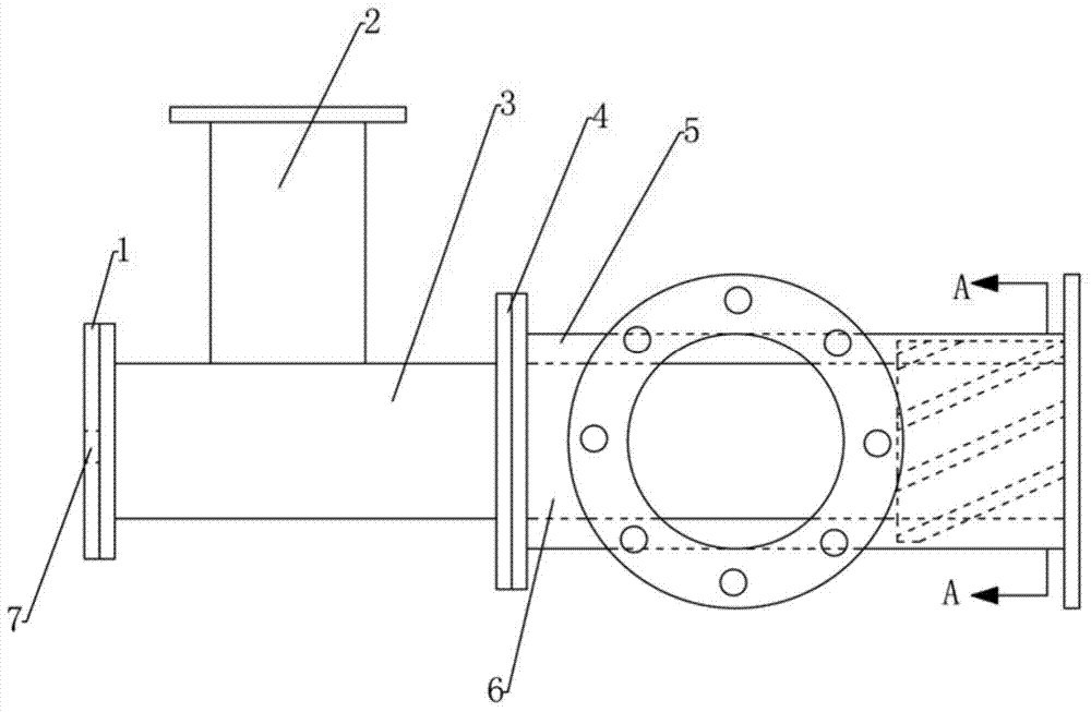 Bauxite shaft kiln combustion device