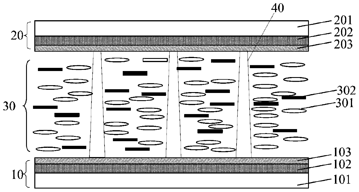 Dimming glass and preparation method thereof