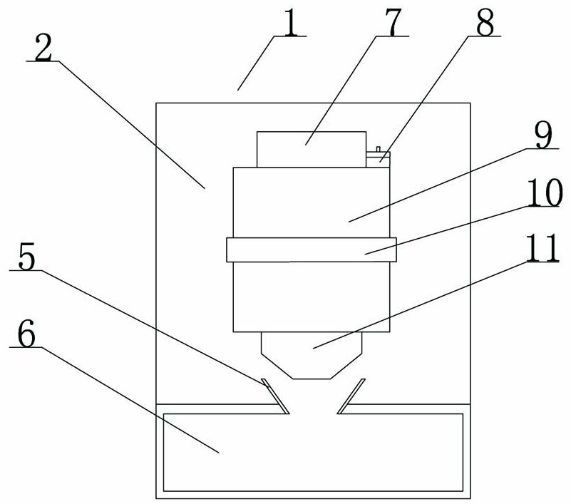 A wheat aleurone layer peeling device