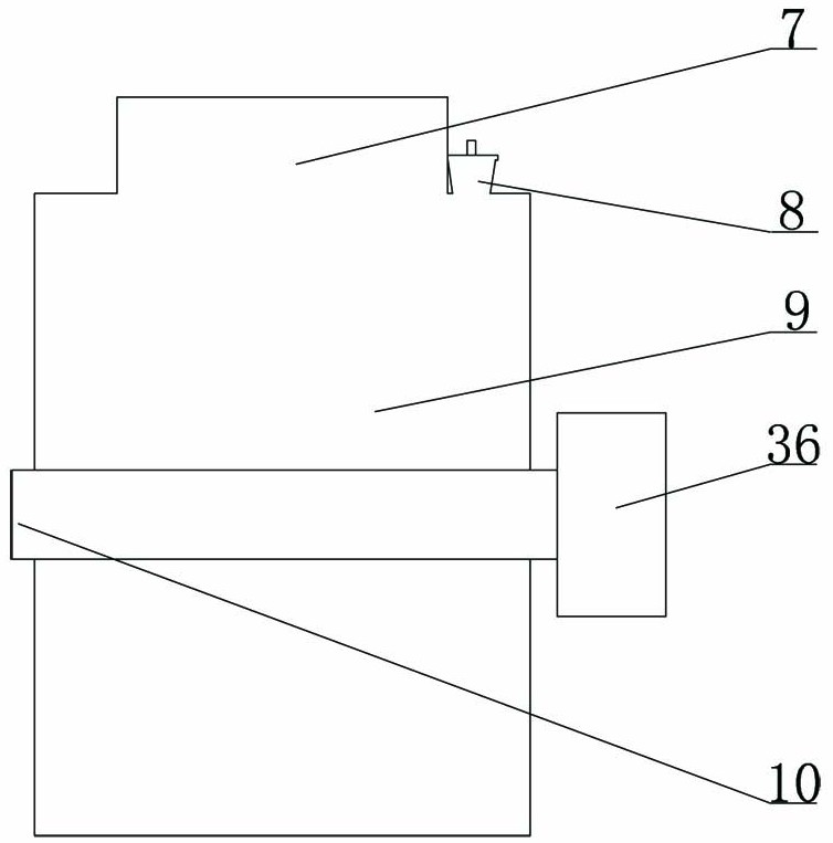 A wheat aleurone layer peeling device