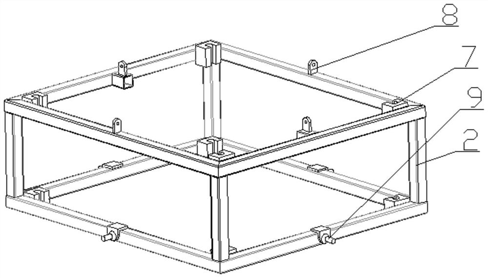 Aerostat pod landing buffer device and landing method