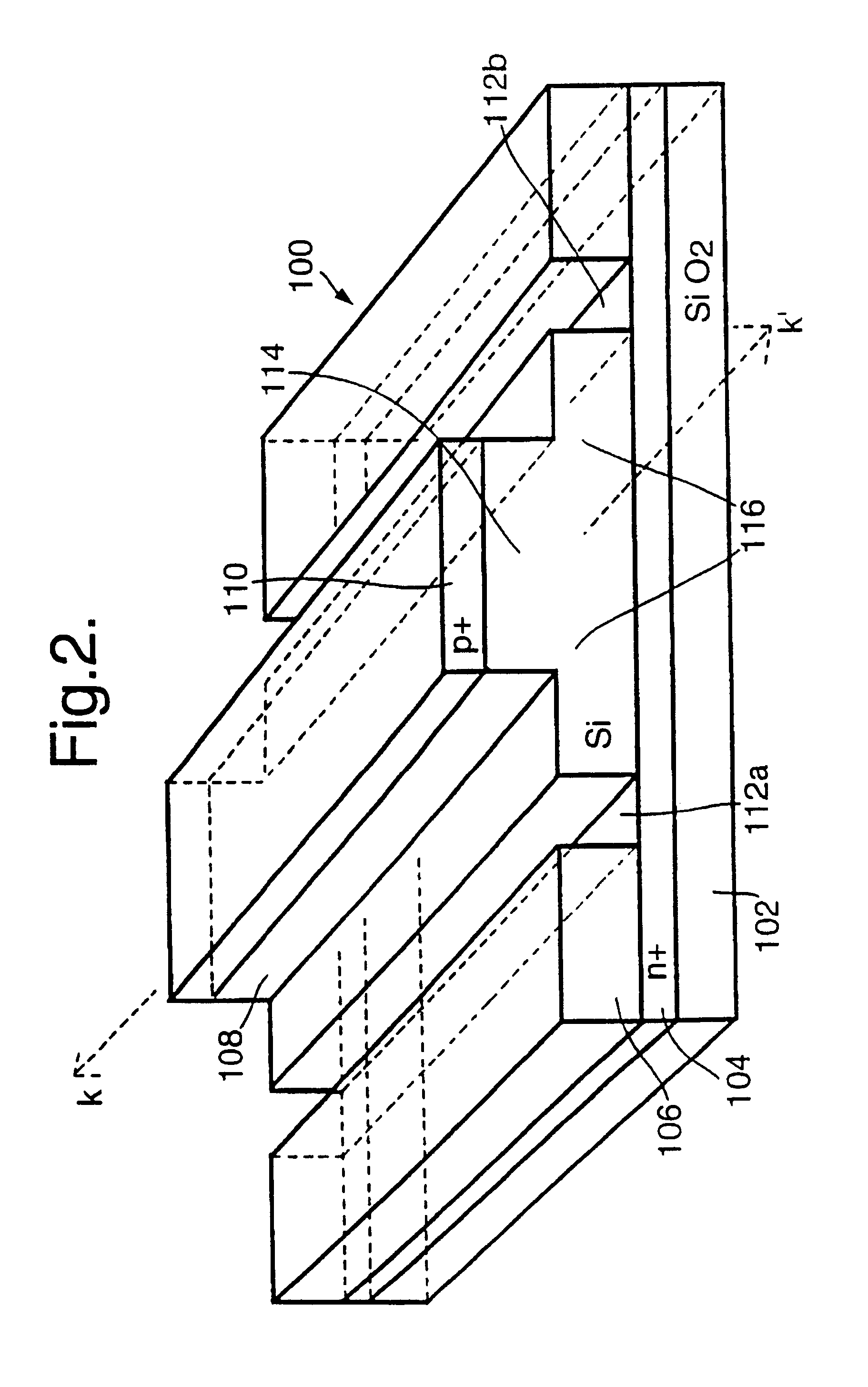 High conductivity buried layer in optical waveguide