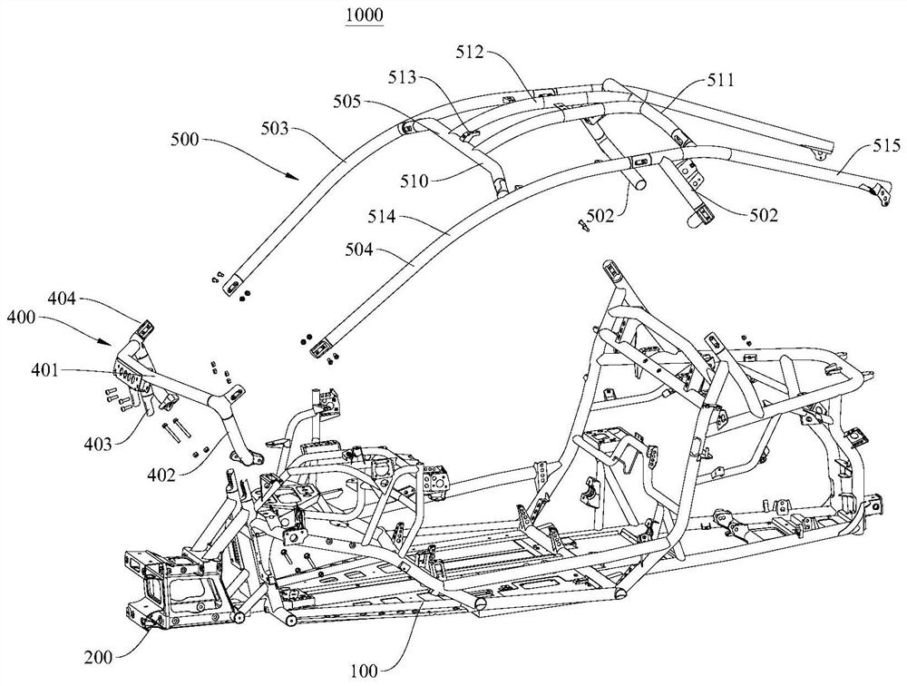 All-terrain vehicle and frame thereof