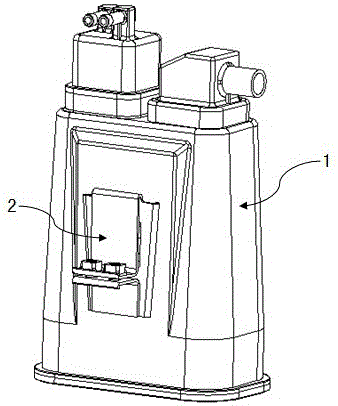 Installation structure of a car carbon canister