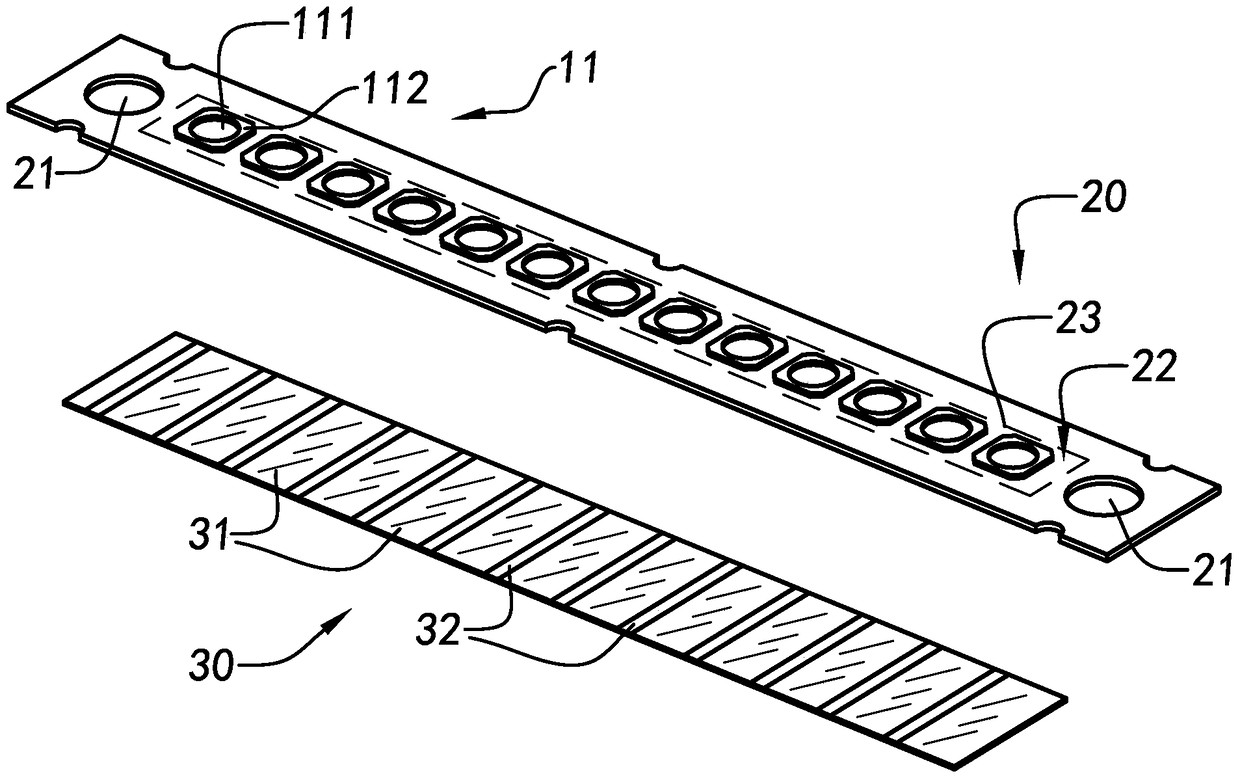 Auxiliary materials for attaching modules and methods for forming and attaching the same