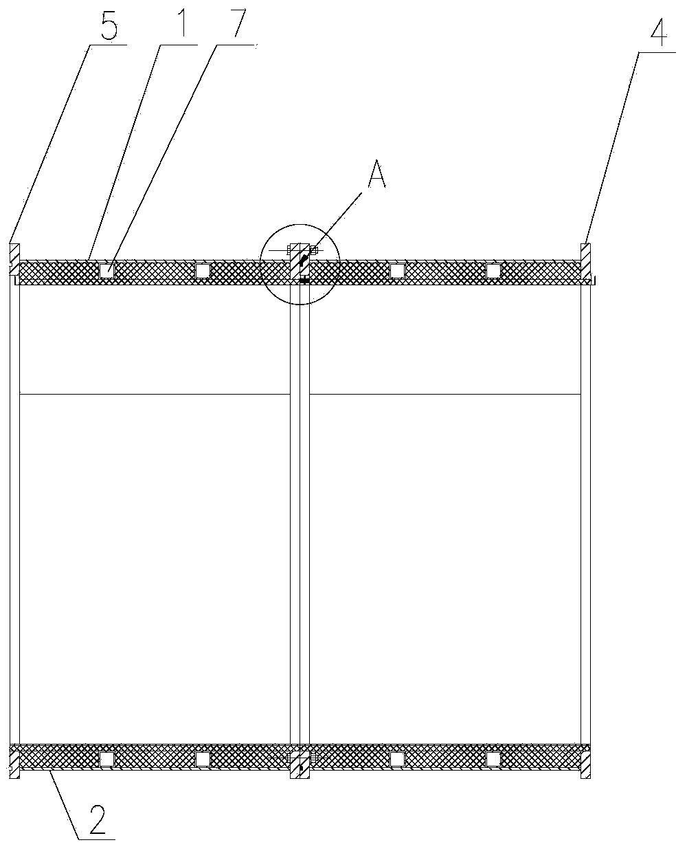 Closed-loop type mine-used lifesaving cabin body