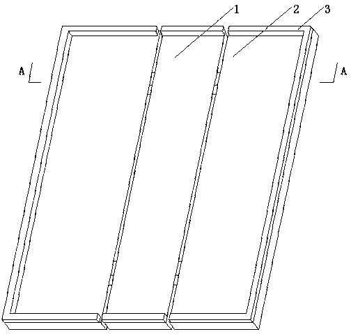 Once-formed manufacturing method and mold for glass magnesium smoke vent