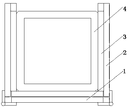 Once-formed manufacturing method and mold for glass magnesium smoke vent