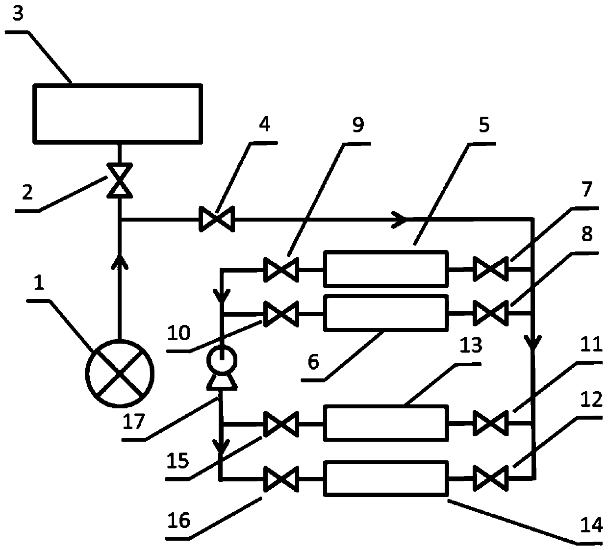 A coiled tubing multi-cluster blasting perforation fluid recovery method and recovery device