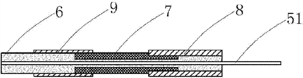 Metal ceramic insulator electrical penetration assembly of armoured conductors