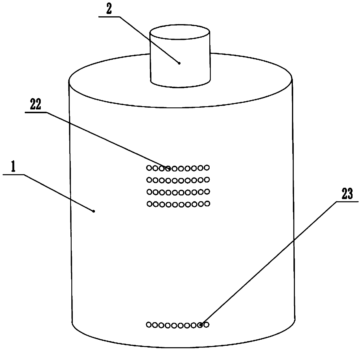 Portable vehicle-mounted ozone generating device