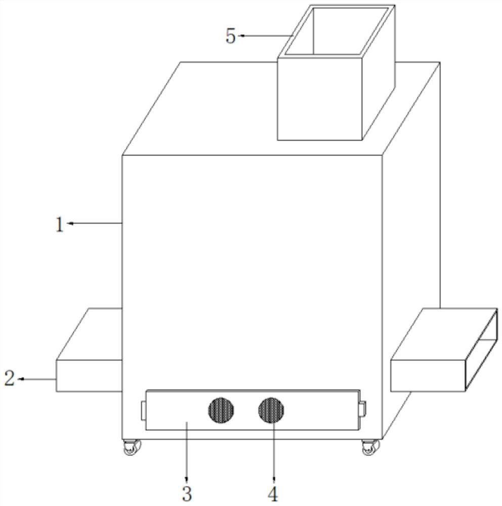 Steel ball grinding scrap removing and screening device based on bearing internal assembly