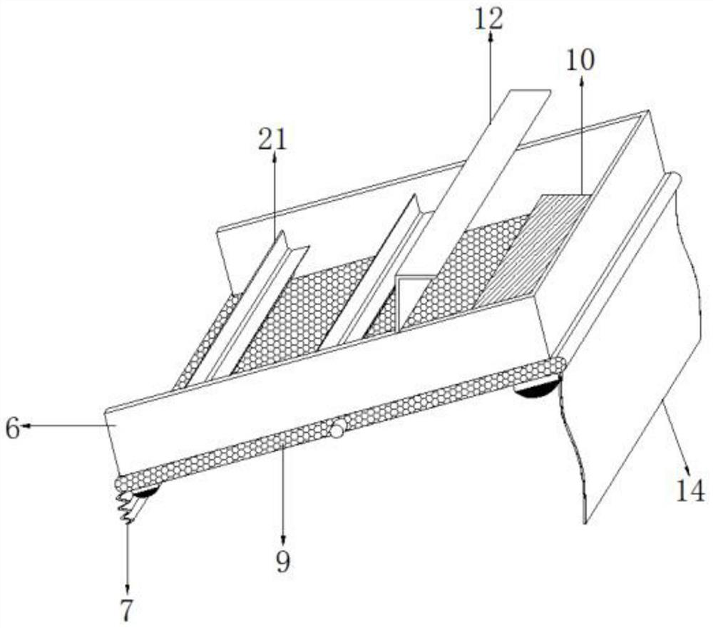 Steel ball grinding scrap removing and screening device based on bearing internal assembly