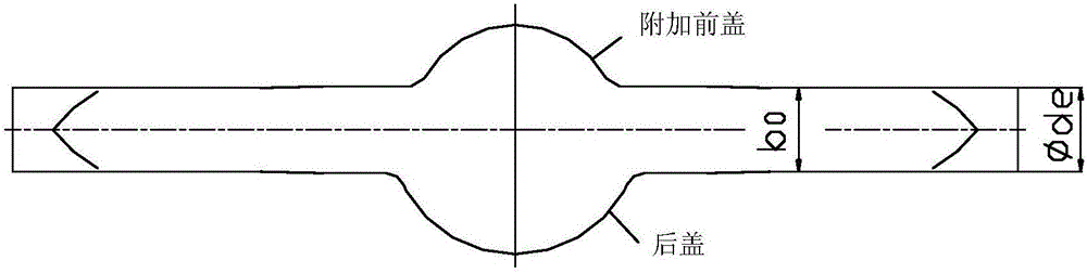 Liquid-filling pressing forming die for large-medium automotive axle case pipe fitting