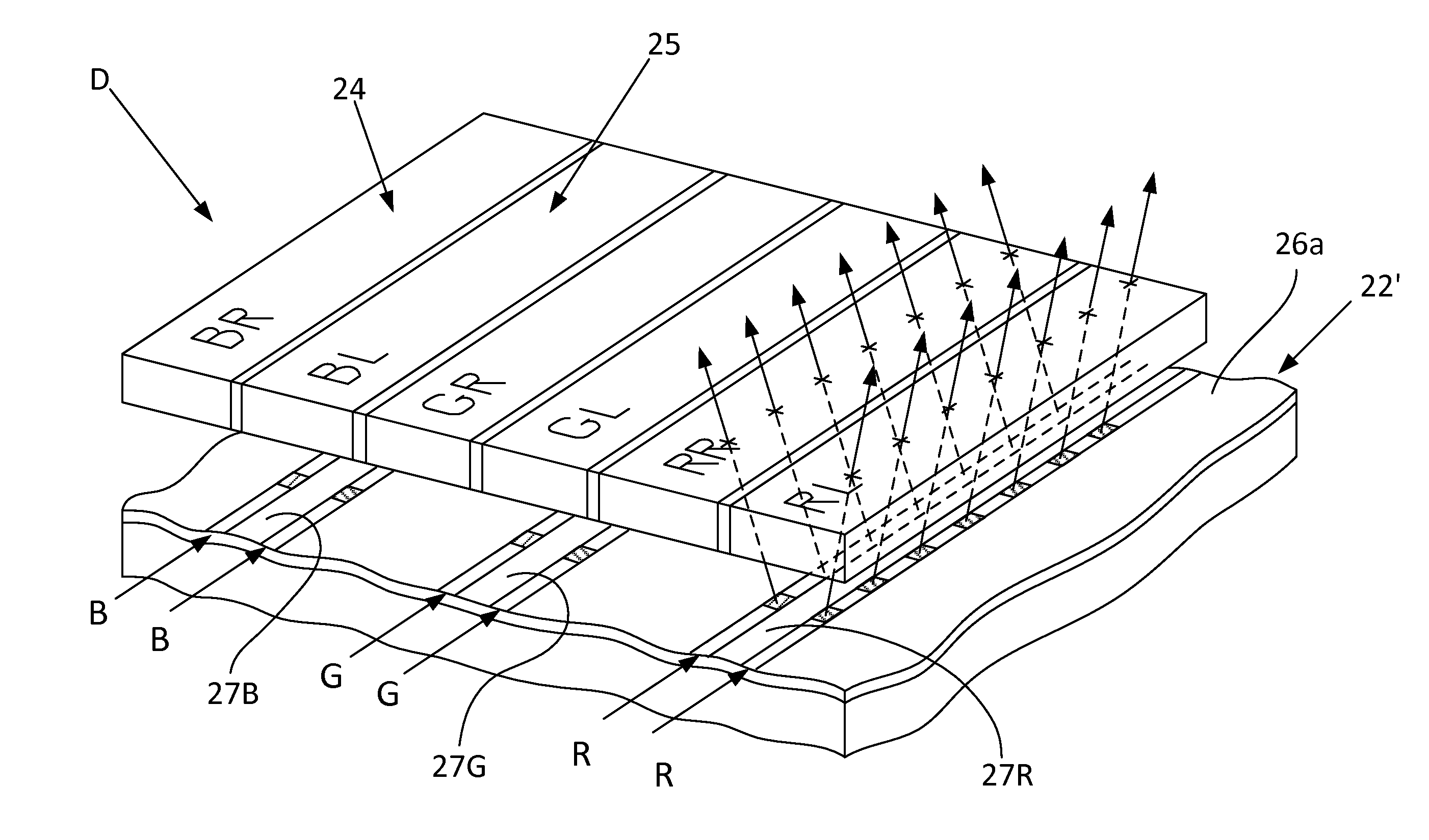 Autostereoscopic display assembly based on digital semiplanar holography