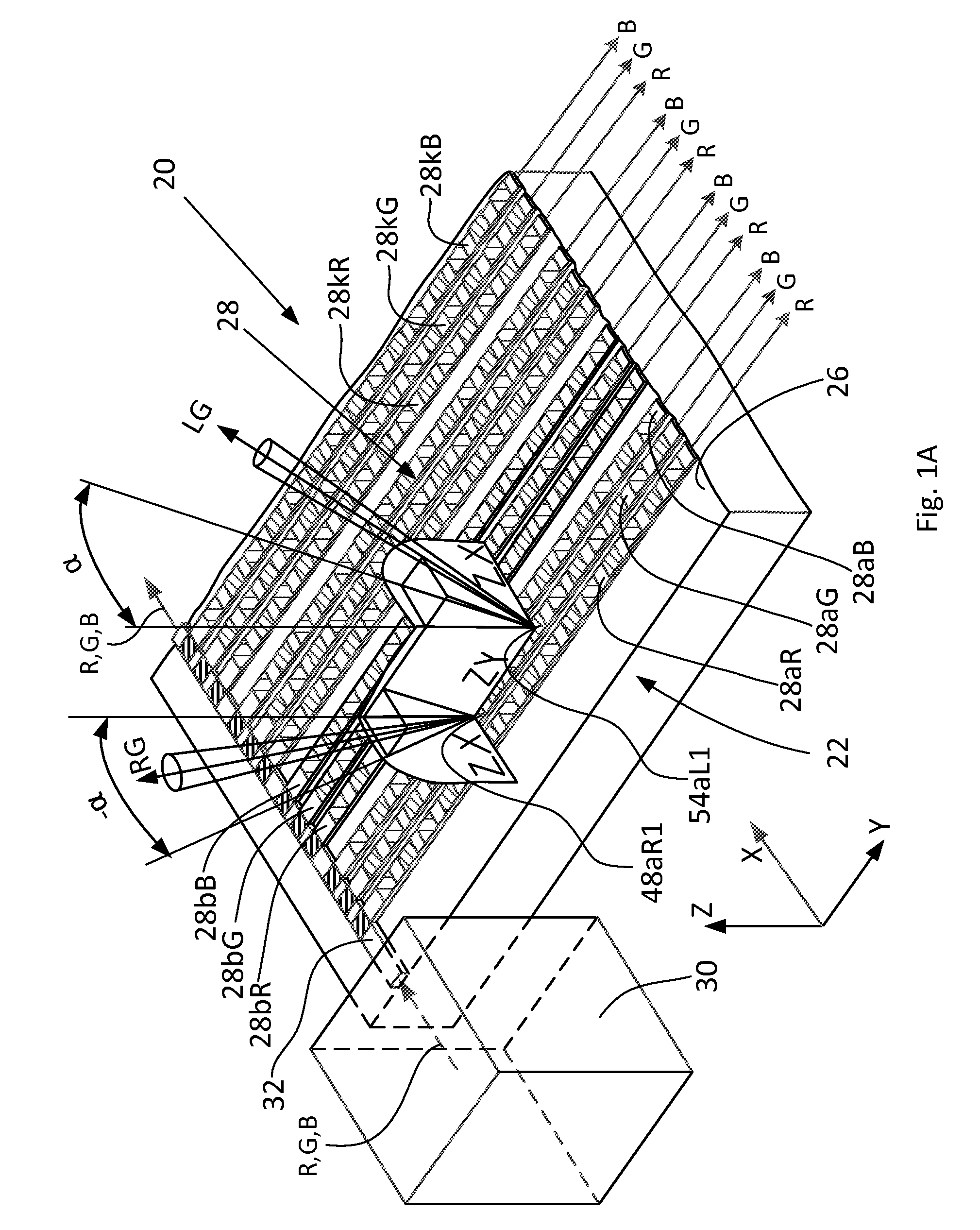 Autostereoscopic display assembly based on digital semiplanar holography