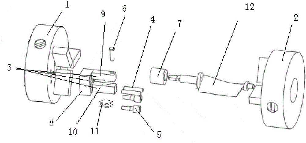 Special positioning fixture for blade numerical control precision machining