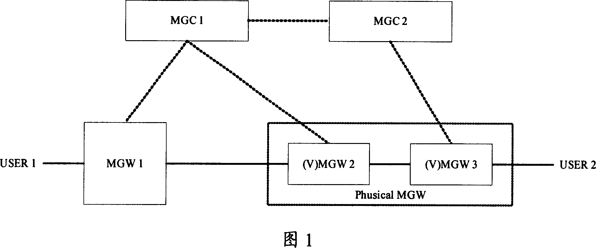 Method and system for realizing the carrier intercommunication based on the virtual relay