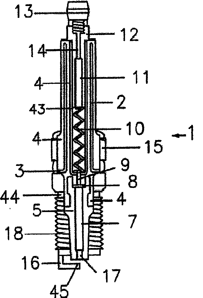 Composite spark plug