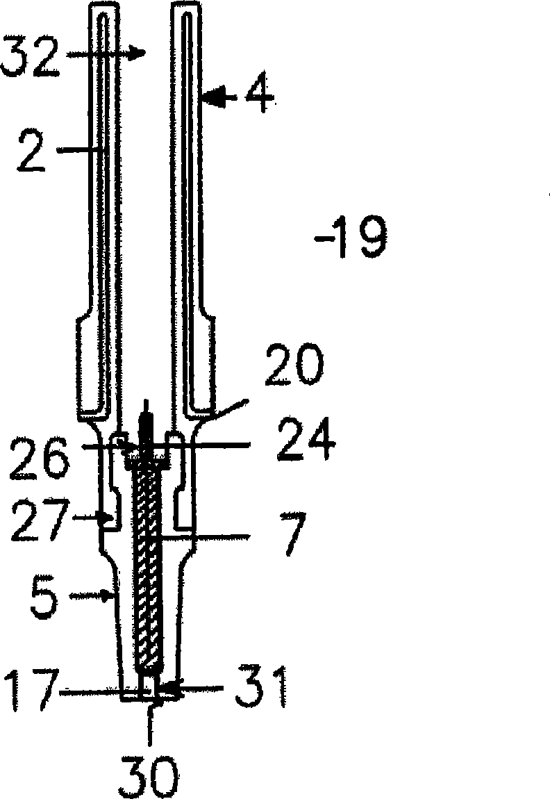 Composite spark plug