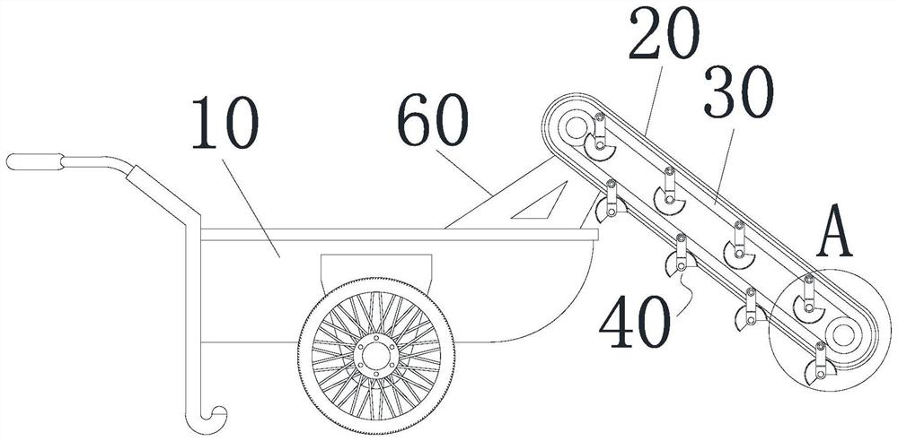 Gravel mining device