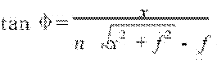 Processing method for strip Fresnel lens