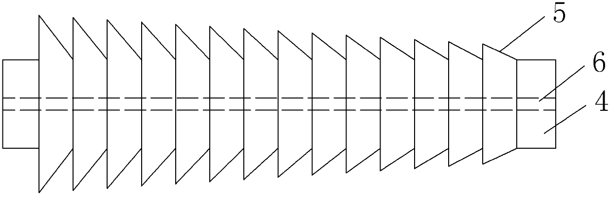 Processing method for strip Fresnel lens