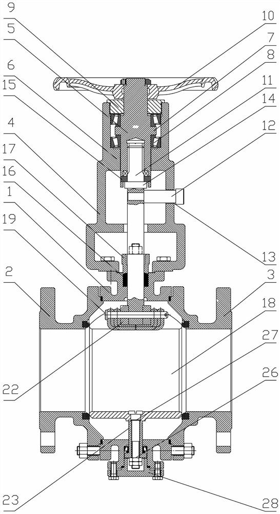 Spherical emergency cut-off valve