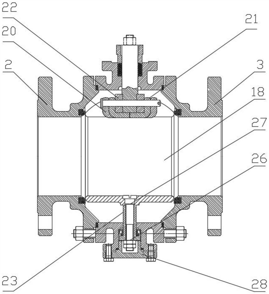 Spherical emergency cut-off valve