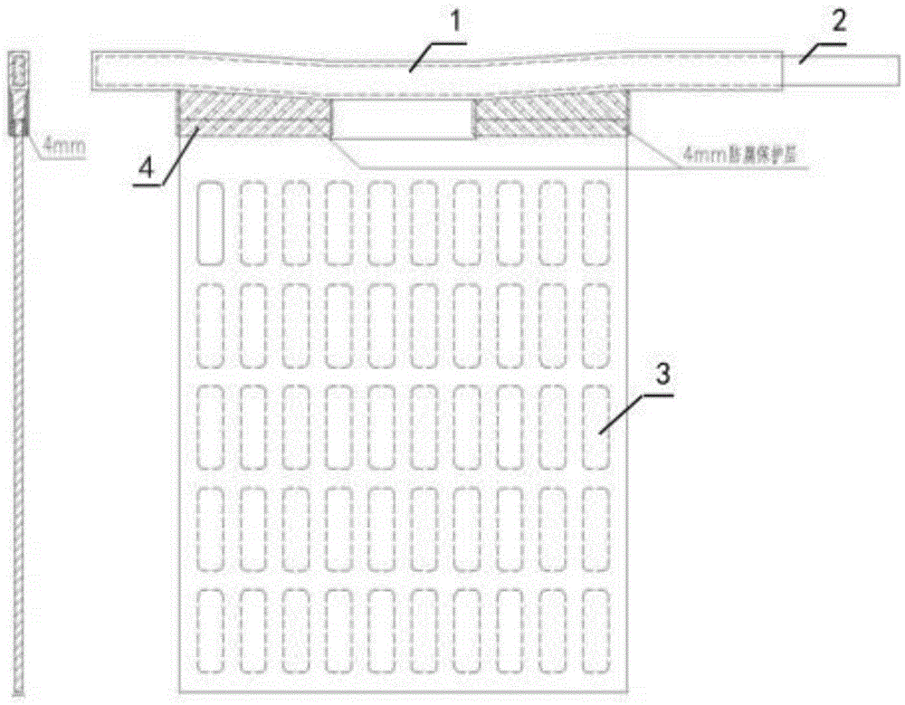 A kind of manufacturing method of electrolytic metal-manganese alloy lead-plastic composite anode