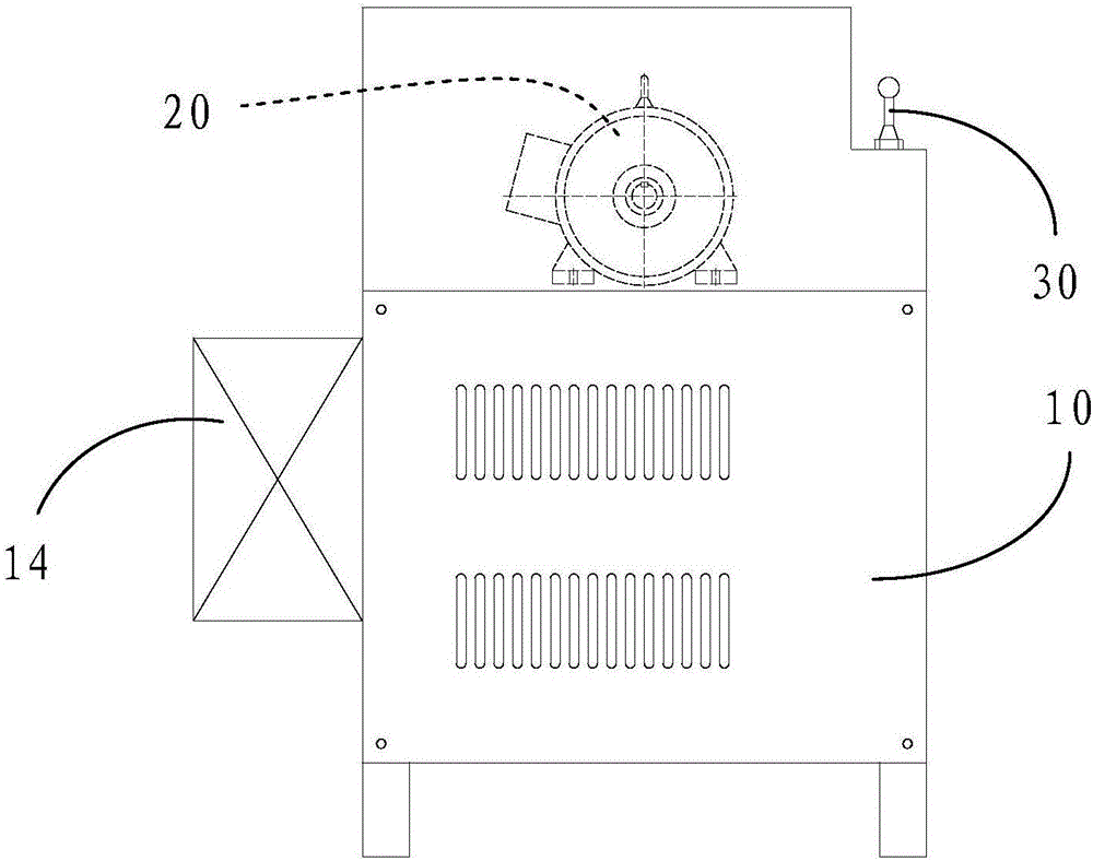 Fast thread screw rod cleaning machine