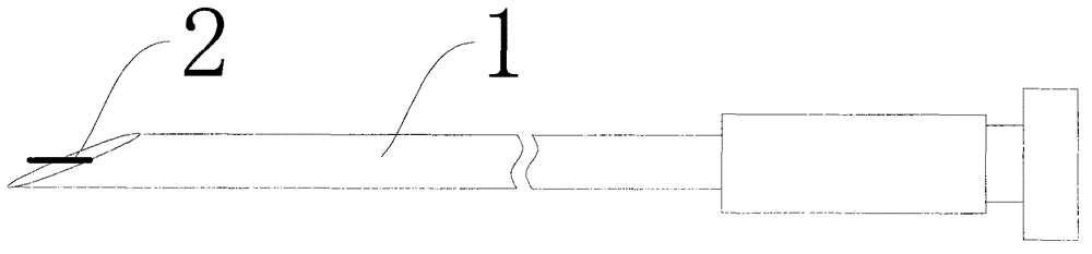 Femoral head interventional dredging method and femoral head interventional dredging device