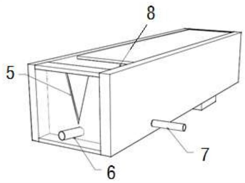 Farmland runoff monitoring device suitable for paddy fields and dry lands